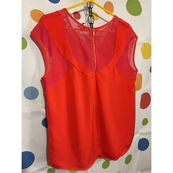 NEW KUT From The Kloth Orange Top Zipper Back Size M 🌸🍒 - Picture 4 of 11